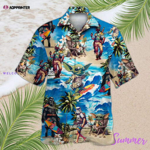Special Star Wars Surfing Hawaiian Shirt Summer Aloha Shirt For Men Women
