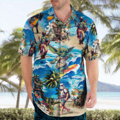 Special Star Wars Surfing Hawaiian Shirt Summer Aloha Shirt For Men Women - Dream Art Europa