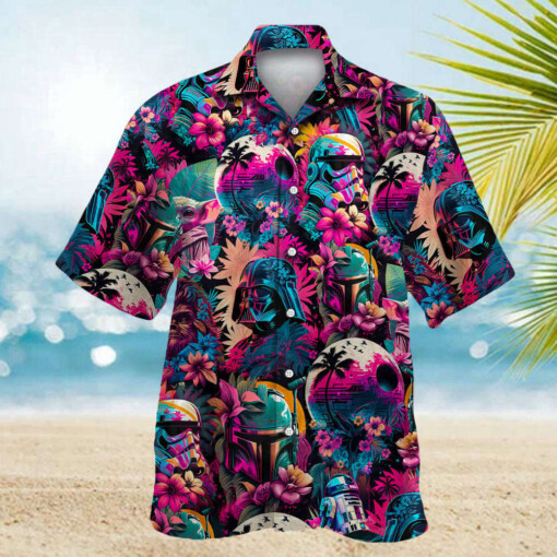 Special Star Wars Synthwave 02 Hawaiian Shirt Summer Aloha Shirt For Men Women