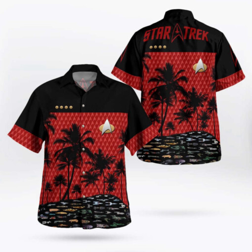 Star Trek Coconut Tree Hawaii Shirt Summer Aloha Shirt For Men Women