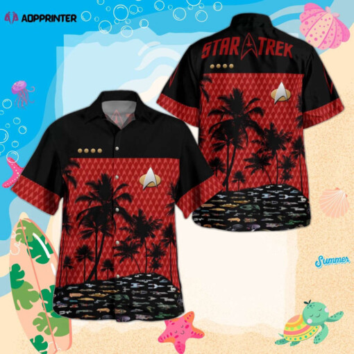 Star Trek Coconut Tree Hawaii Shirt Summer Aloha Shirt For Men Women
