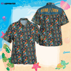 Star Trek Love Cat Hawaiian Shirt Summer Aloha Shirt For Men Women
