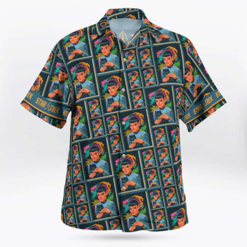 Star Trek Love Cat Hawaiian Shirt Summer Aloha Shirt For Men Women