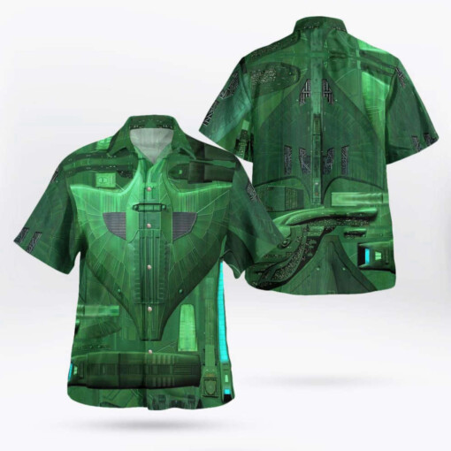 Star Trek Romulan Warbird Hawaii Shirt Summer Aloha Shirt For Men Women