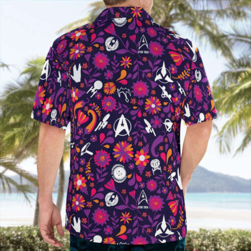 Star Trek Seamless Hawaiian Shirt Summer Aloha Shirt For Men Women