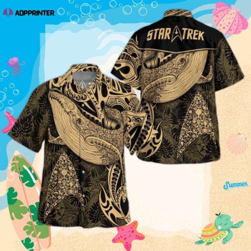 Star Trek Tribal Tropical Hawaii Shirt Summer Aloha Shirt For Men Women