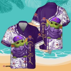 Star Wars Baby Yoda Crown Royal Hawaiian Shirt