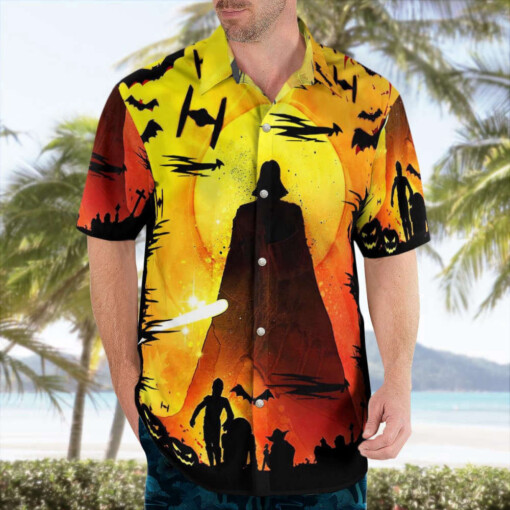 Star Wars Darth Vader Halloween Hawaiian Shirt Summer Aloha Shirt For Men Women