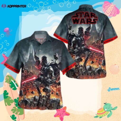 Star Wars Darth Vader Hawaiian Shirt Summer Aloha Shirt For Men Women