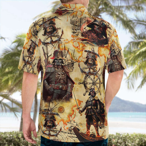 Star Wars Darth Vader Pirates Hawaiian Shirt Summer Aloha Shirt For Men Women