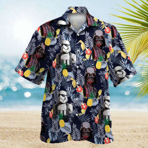 Star Wars Darth Vader Storm Trooper Flower Hawaiian Shirt Summer Aloha Shirt For Men Women