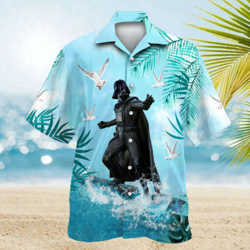 Star Wars Darth Vader Surfing 02 Hawaiian Shirt Summer Aloha Shirt For Men Women