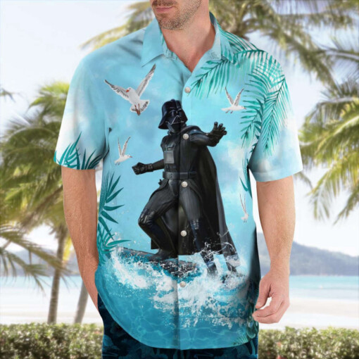 Star Wars Darth Vader Surfing 02 Hawaiian Shirt Summer Aloha Shirt For Men Women