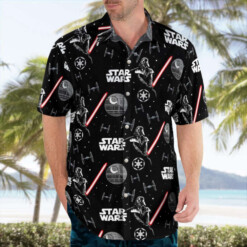 Star Wars Darth Vader With Light Saber Hawaiian Shirt Summer Aloha Shirt For Men Women - Dream Art Europa