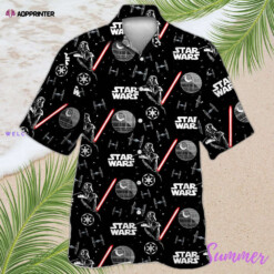 Star Wars Darth Vader With Light Saber Hawaiian Shirt Summer Aloha Shirt For Men Women