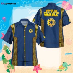 Star Wars Funny Hawaiian Shirt Summer Aloha Shirt For Men Women