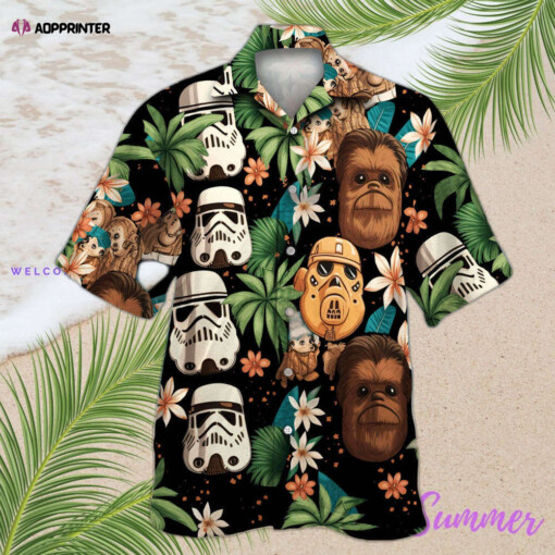 Star Wars Hawaiian Shirt Summer Aloha Shirt For Men Women