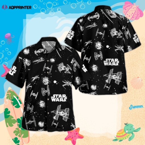 Star Wars Spaceship Hawaiian Shirt Summer Aloha Shirt For Men Women