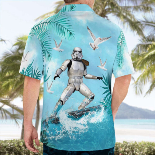 Star Wars Stormtrooper Surfing Hawaiian Shirt Summer Aloha Shirt For Men Women