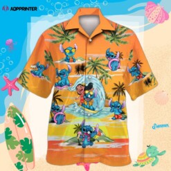 Stitch 10 Hawaiian Shirt Summer Aloha Shirt For Men Women