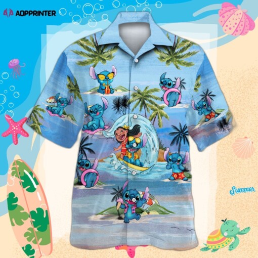 Stitch 11 Hawaiian Shirt Summer Aloha Shirt For Men Women