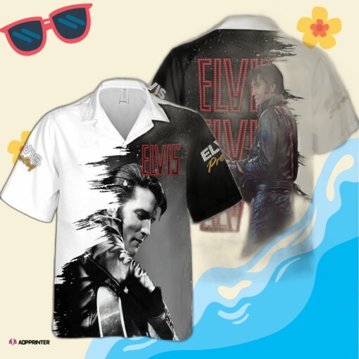 The King Of Rockn Roll Elvis Presley Trending Hawaiian Shirt