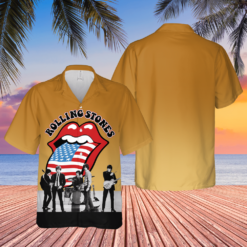 The Rolling Stones Rock Band 3D Hawaiian Shirt - Dream Art Europa