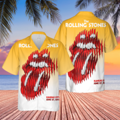 The Rolling Stones Tour Kansas City 2015 Hawaiian Shirt - Dream Art Europa