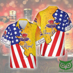 US Flag Crown Royal Hawaiian Shirt Summer Trending New Aloha Shirt For Men Women - Dream Art Europa