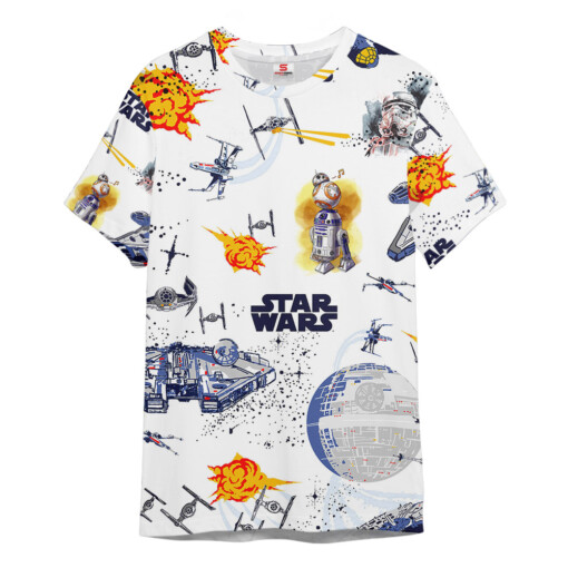 Star wars Pattern Galaxy Gift For Fans T-Shirt