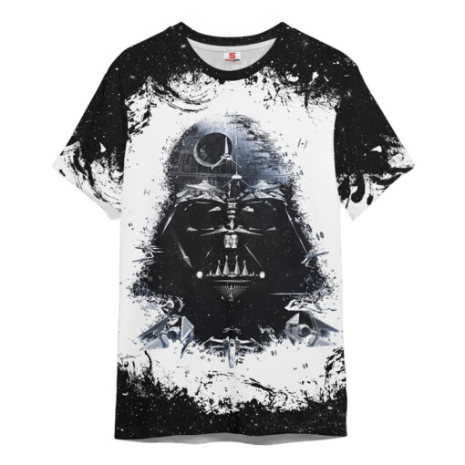 Star Wars Darth Vader Black & White Gift For Fans T-Shirt