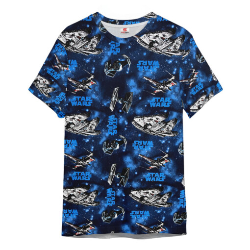Star Wars Pattern Blue 2 Gift For Fans T-Shirt