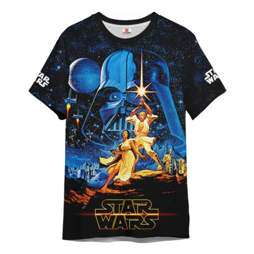 Star Wars Classic Galaxy Blue Gift For Fans T-Shirt