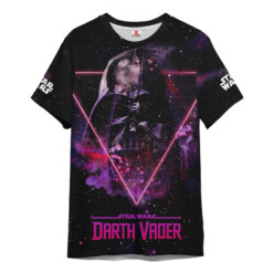 Star Wars Darth Vader Galaxy Purple Gift For Fans T-Shirt