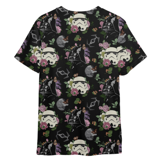 Star wars Pattern Flower Galaxy Gift For Fans T-Shirt