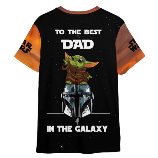 Star Wars To The Best Dad In The Galaxy Father's Day Gift For Fans T-Shirt