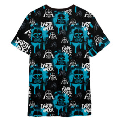 Star Wars Darth Vader Pattern Blue Gift For Fans T-Shirt - Dream Art Europa