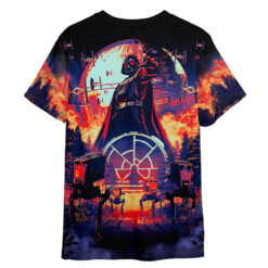 Star Wars Darth Vader Red Purple Gift For Fans T-Shirt - Dream Art Europa