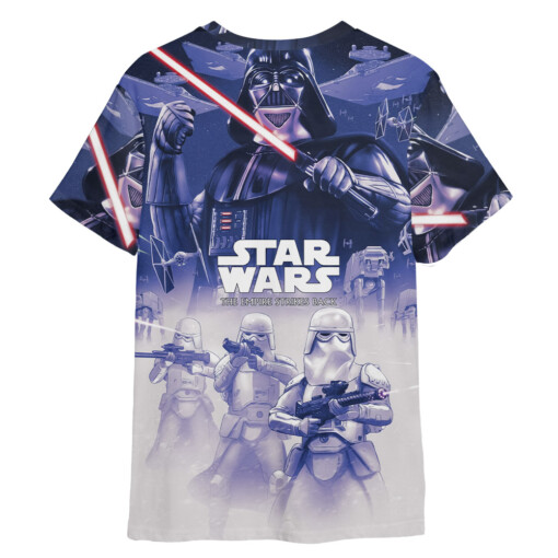 Star Wars The Empire Strikes Back White Purple Gift For Fans T-Shirt