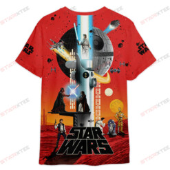 Star Wars Red Black Gift For Fans T-Shirt - Dream Art Europa