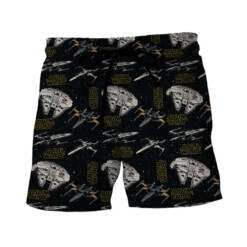 Star Wars Pattern Black Gift For Fans Hawaiian Shirt - Dream Art Europa