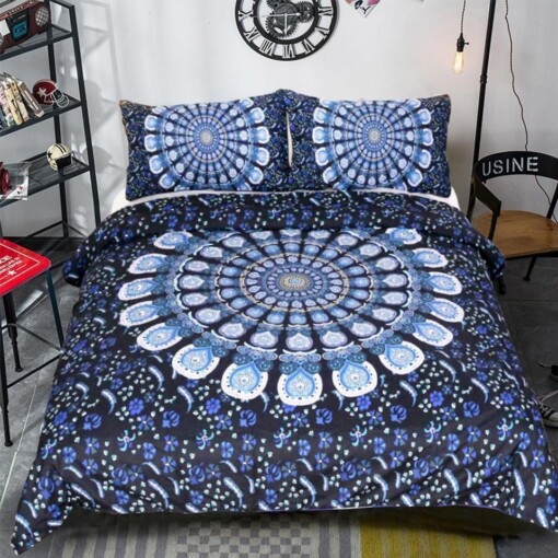 Bohemian Design Bedding Set - Blue