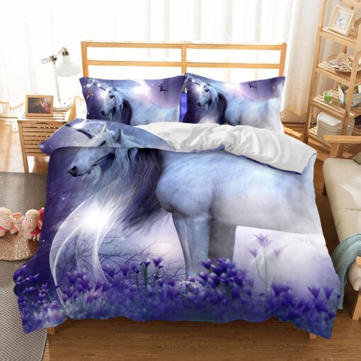 3D Bedding Animal Unicorn Printed Bedding Sets Duvet Cover Set