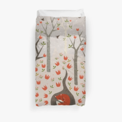 Sleeping Fox Bedroom Duvet Cover Bedding Sets