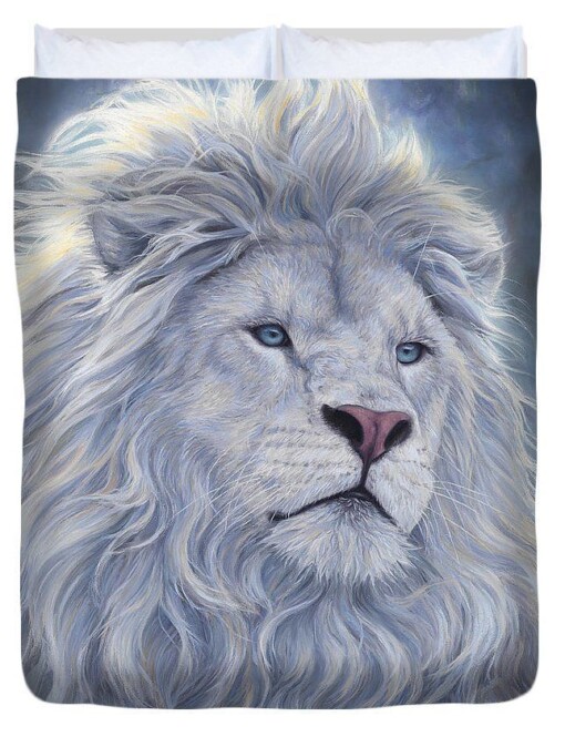 White Lion Bedroom Duvet Cover Bedding Sets