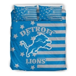 Star Mashup Column Detroit Lions 3D Customize Bedding Set Duvet Cover Bedroom Set