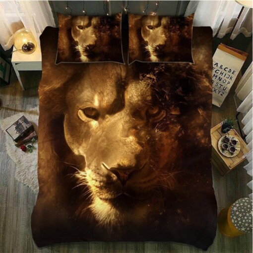 Lion Evaporate Bedroom Duvet Cover Bedding Sets