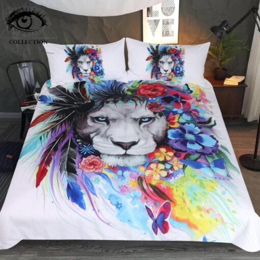 Lion By Pixie Cold Art Bedding Set