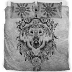 Bohemian Wolf Bedding Set