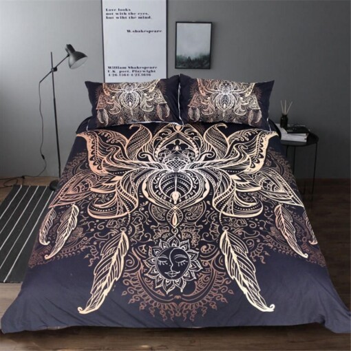 Bohemian  Lotus Bedding Set